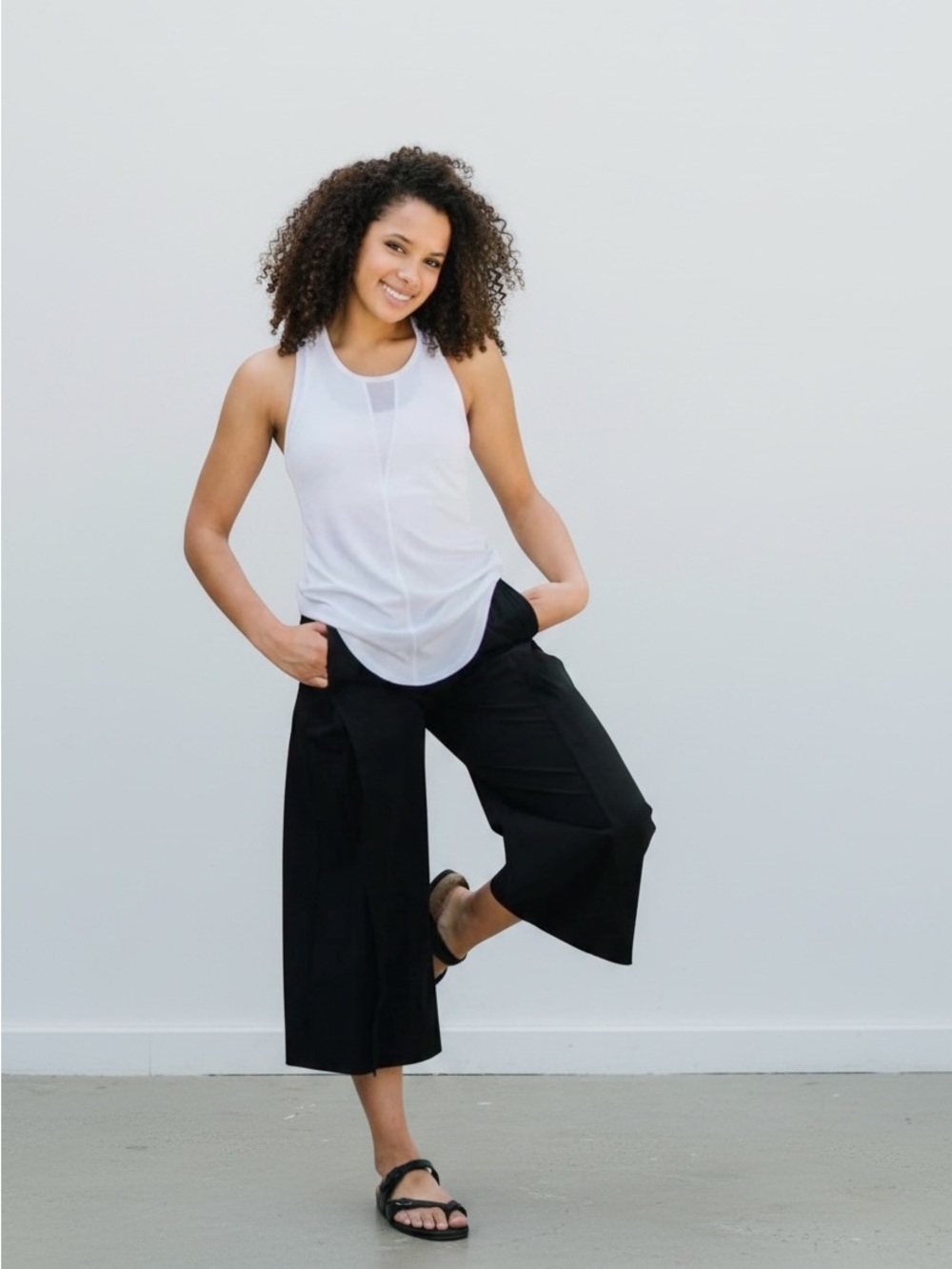 NWT ZYIA Black Work Flow Pants Size XXXXL